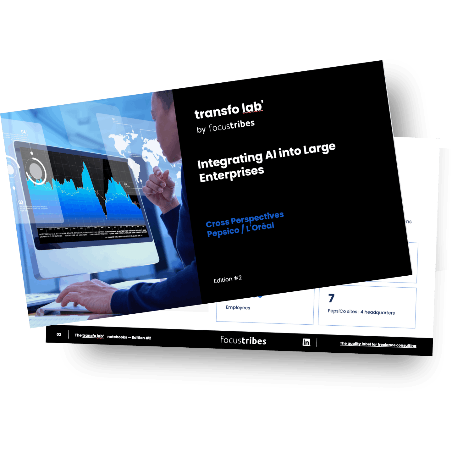 TransfoLab Notebook #2 - Integrating AI into Large Corporations - Perspectives from PepsiCo and L'Oréal - FocusTribes